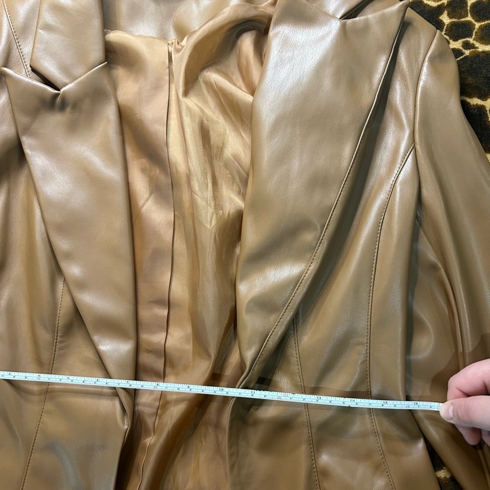 Missguided Blazer Pleather Jacket - image 7